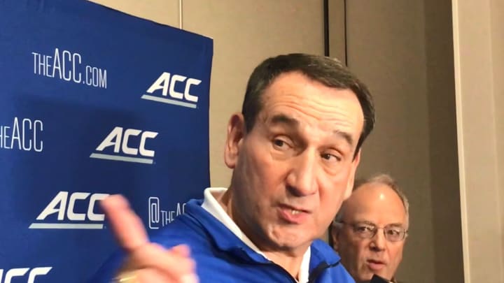 Coach K on recruiting: "One of the biggest changes in 45 years of coaching is how much you have to recruit"