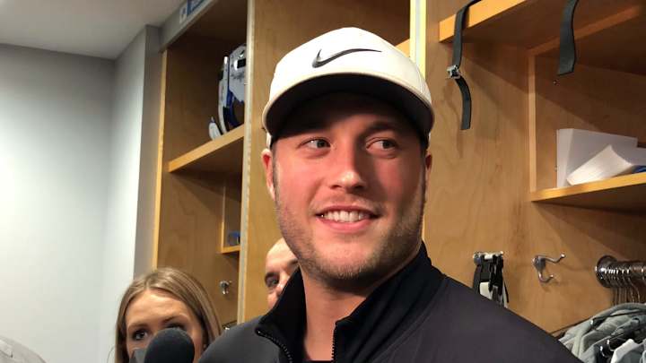 Watch: Matthew Stafford Provides Update on His Health Watch: Matthew Stafford Provides Update on His Health