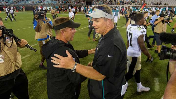 Jacksonville Jaguars HC Doug Marrone facing a familiar foe in New Orleans Saints on Sunday: "For me, it is just an unbelievable amount of great memories."