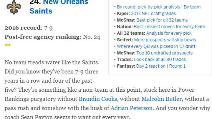 Reason Why National Media "Hates" the Saints Isn't What You Think Reason Why National Media "Hates" the Saints Isn't What You Think