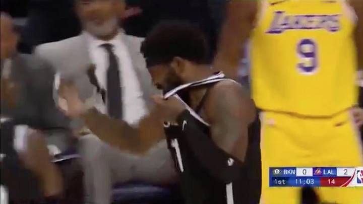 Kyrie Irving Exits Nets Preseason Game After Aggravating Facial Fracture Kyrie Irving Exits Nets Preseason Game After Aggravating Facial Fracture
