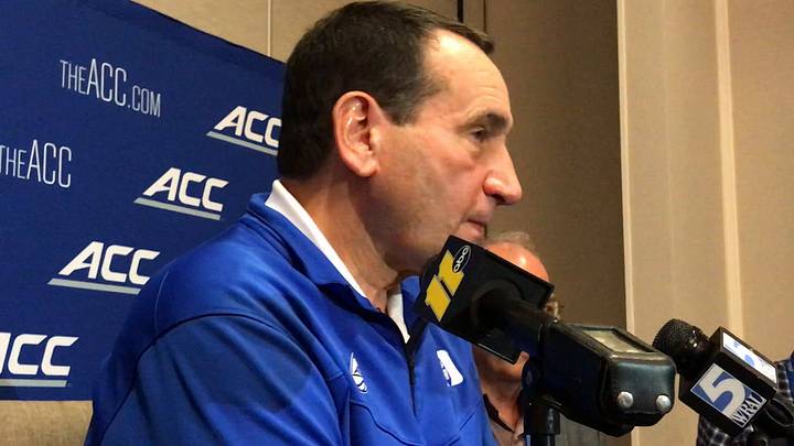 Coach K: "There’s a certain amount of toughness through experiencing failure at a critical time" Coach K: "There’s a certain amount of toughness through experiencing failure at a critical time"