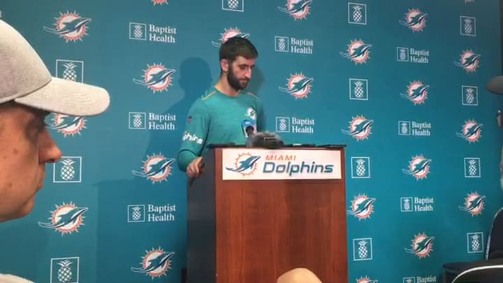 Ryan Fitzpatrick in, Josh Rosen out for Miami