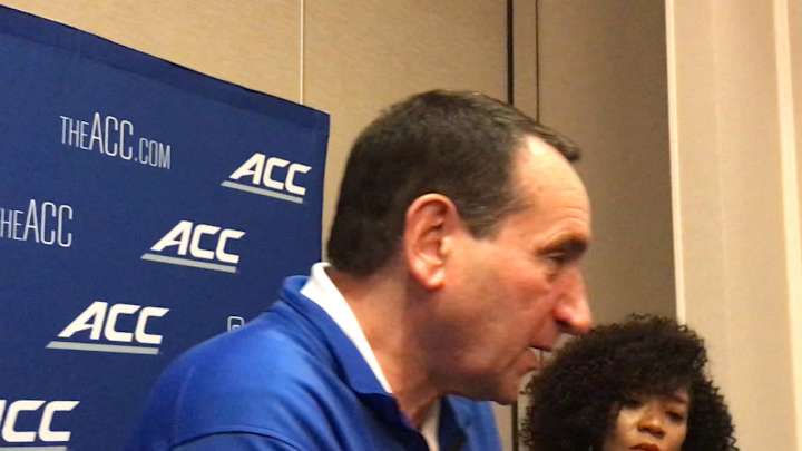 Coach K explains why "I'll never be on Twitter"