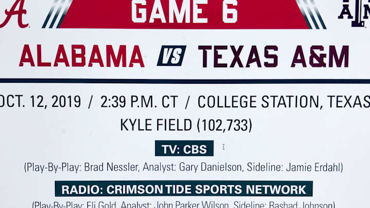 Crimson Tide Roll Call: October 12, 2019