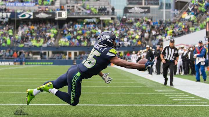 Wilson: 'I’d Fight Anyone' in Support of Tyler Lockett as One of the NFL's Best Receivers Wilson: 'I’d Fight Anyone' in Support of Tyler Lockett as One of the NFL's Best Receivers