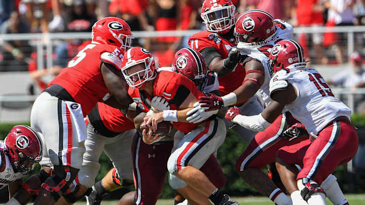 South Carolina Stuns No. 3 Georgia With Double Overtime Win South Carolina Stuns No. 3 Georgia With Double Overtime Win
