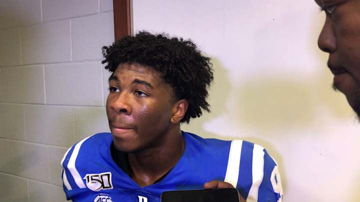 Chris Rumph II: "We pinned our ears back the whole game"
