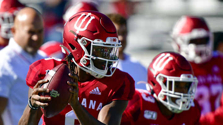 VIDEO: Indiana offensive coordinator Kalen DeBoer talks about calling plays for 2 QBs