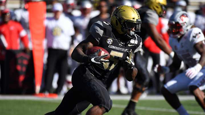 Vaughn Running His Way Into Vanderbilt Record Books