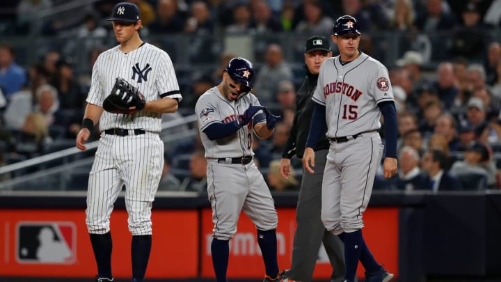 ALCS Game 4 Postponed for Rain, Yanks-Astros Resume Thursday ALCS Game 4 Postponed for Rain, Yanks-Astros Resume Thursday