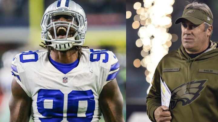 Cowboys DE Lawrence response to Eagles coach Pederson 'guarantee': 'Shut your ass up' Cowboys DE Lawrence response to Eagles coach Pederson 'guarantee': 'Shut your ass up'