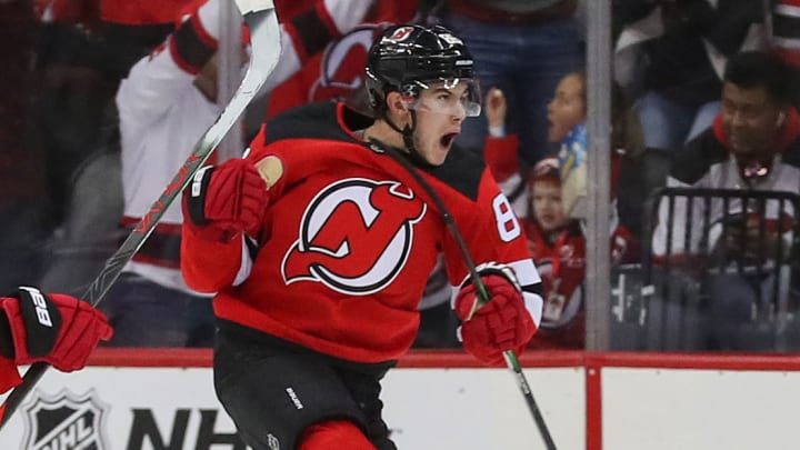 Devils' Jack Hughes Scores First NHL Goal in Win Over Canucks