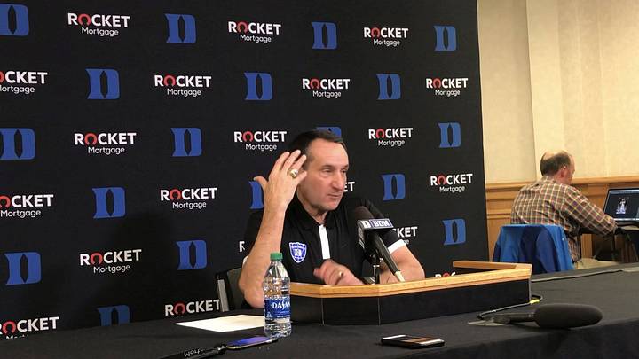 Coach K: Good Things Happened When Vernon Carey Touched the Ball Coach K: Good Things Happened When Vernon Carey Touched the Ball