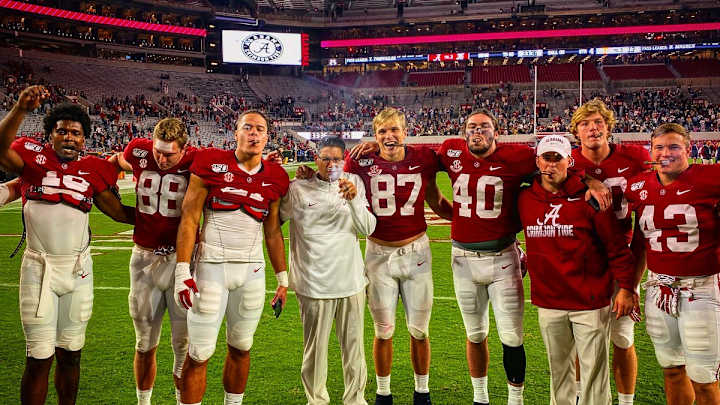 So how did the Crimson Tide celebrate beating the Volunteers again? Like usual ...
