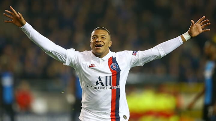 Mbappe Scores Hat Trick Off Bench in PSG's UCL Rout of Club Brugge