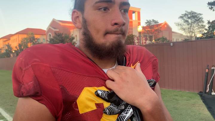 USC LB Kana'i Mauga: 'It All Starts From Monday Through Thursday'