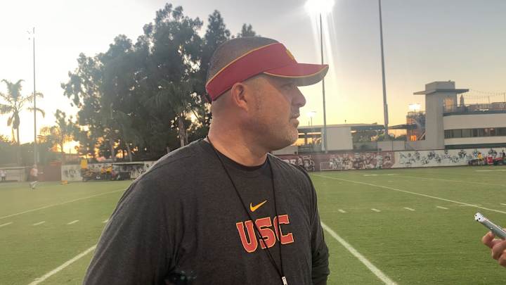 USC DE Christian Rector Sidelined, 'Not Playing How He Should Be'