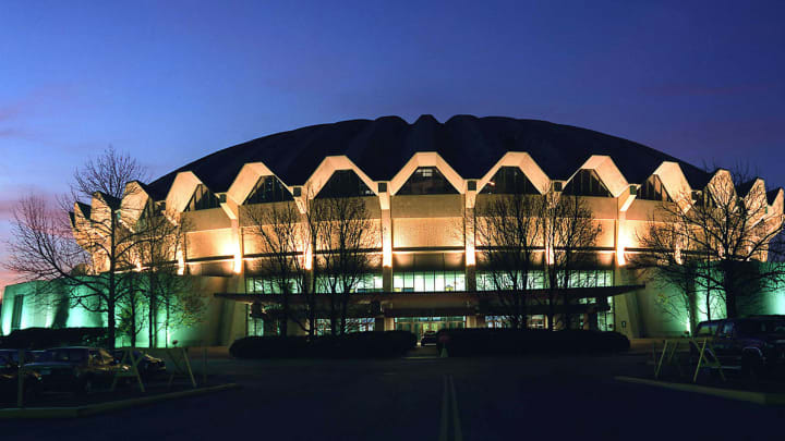 WVU Unveils New Floor Design at the Coliseum