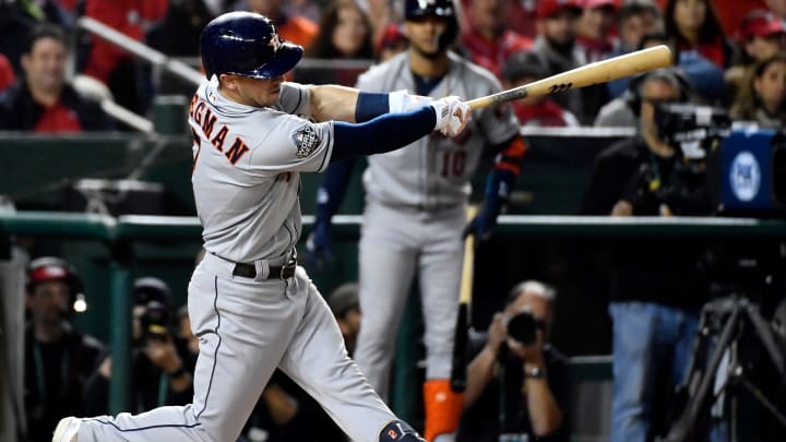 Bregman Hits Grand Slam as Astros Rout Nats in Game 4 to Even World Series