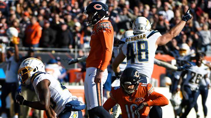 Bears Give Game Away to Chargers on Pineiro Miss Bears Give Game Away to Chargers on Pineiro Miss