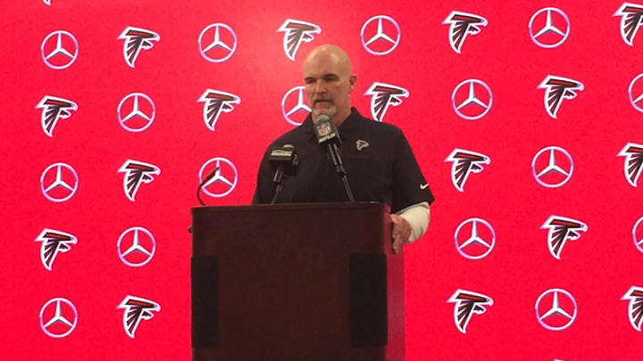 Dan Quinn and Thomas Dimitroff speak about attending peaceful Atlanta protest