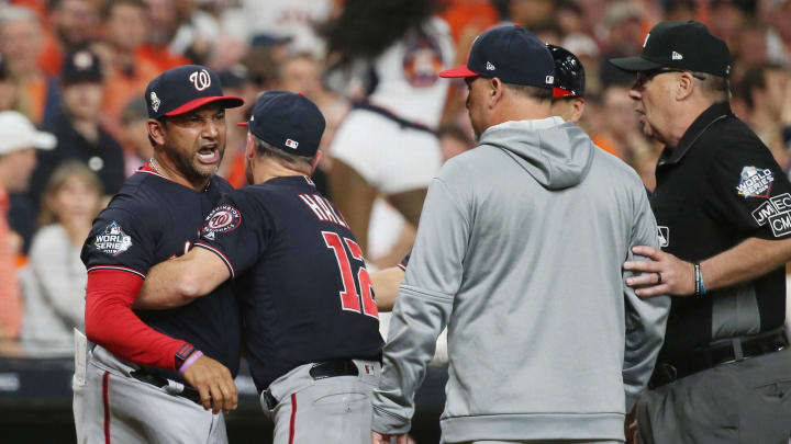 Dave Martinez’s World Series Ejection Is Much Funnier With the In-Stadium Audio Dave Martinez’s World Series Ejection Is Much Funnier With the In-Stadium Audio