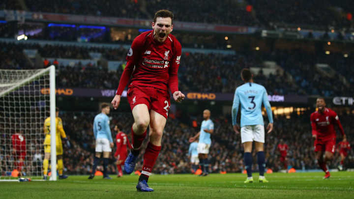 Andy Robertson Questions Manchester City Victory Celebrations After Etihad Defeat