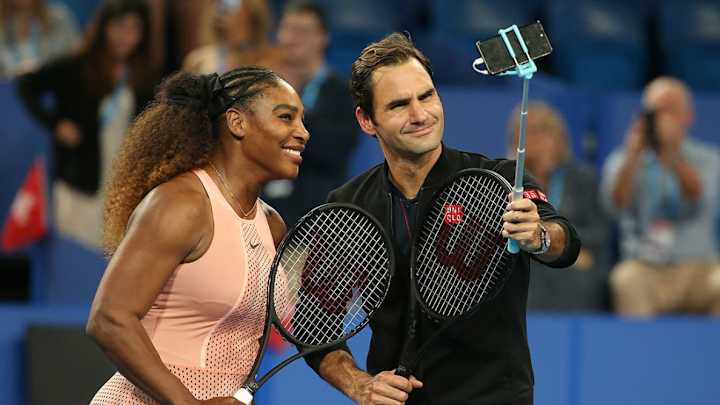 Federer On Winning Team After Facing Serena For 1st Time