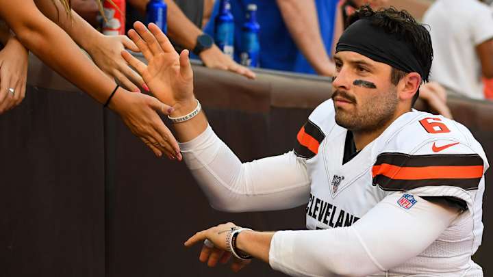 Baker Mayfield on Giants Drafting Daniel Jones: 'Blows My Mind' Baker Mayfield on Giants Drafting Daniel Jones: 'Blows My Mind'