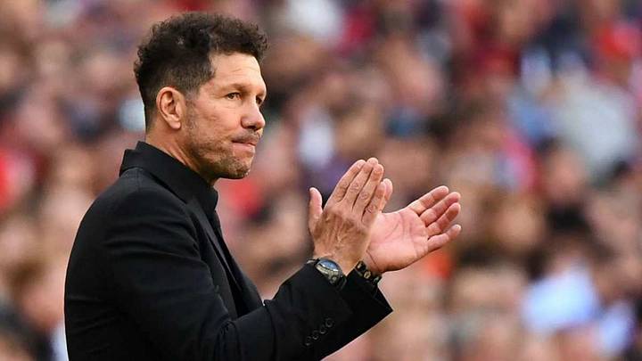 Simeone: "Nosotros los mensajes los mandamos con hechos, no con palabras"