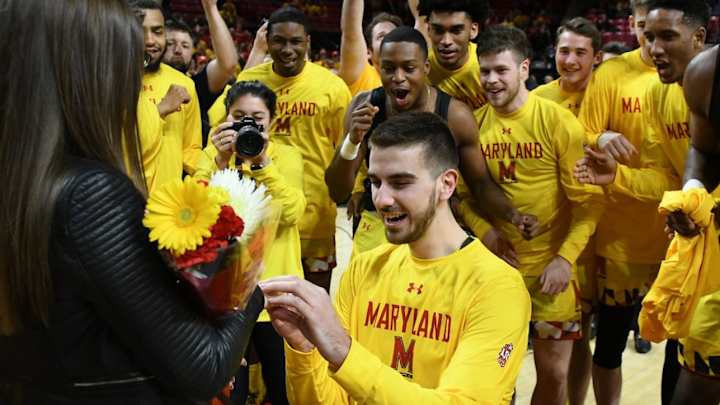 Watch: Maryland's Ivan Bender Surprises Girlfriend With Senior Night Proposal