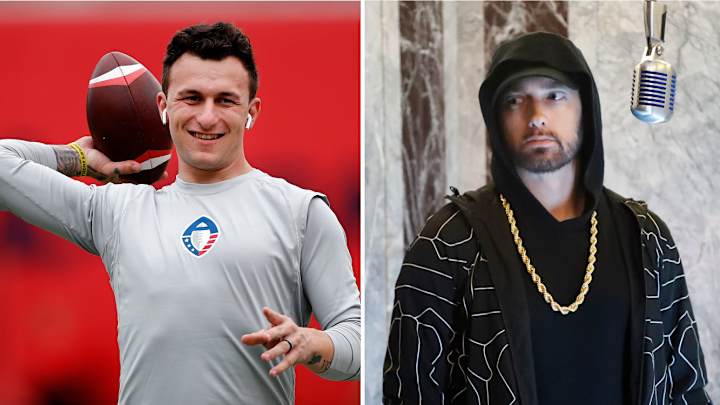 Eminem Wants Fighting in the AAF and Johnny Manziel Appears Down to Deliver Eminem Wants Fighting in the AAF and Johnny Manziel Appears Down to Deliver