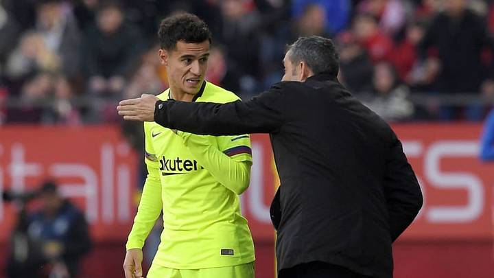 Valverde confía en la continuidad de Coutinho