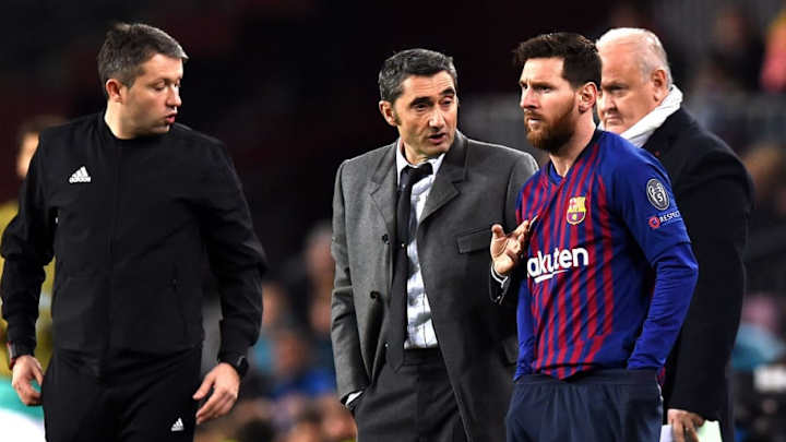 Valverde aseguró que tuvo que sacar a Messi del campo por precaución Valverde aseguró que tuvo que sacar a Messi del campo por precaución