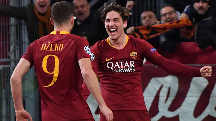 WATCH: Zaniolo, 19, Scores Two for Roma in Champions League Win vs. Porto