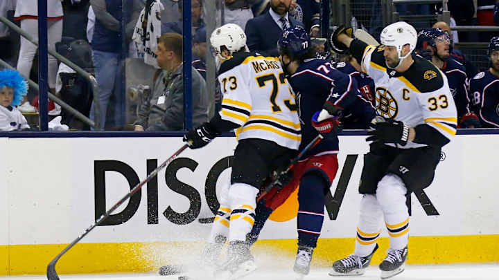 Bruins' Charlie McAvoy Given Controversial Minor Penalty for Head Shot to Josh Anderson Bruins' Charlie McAvoy Given Controversial Minor Penalty for Head Shot to Josh Anderson