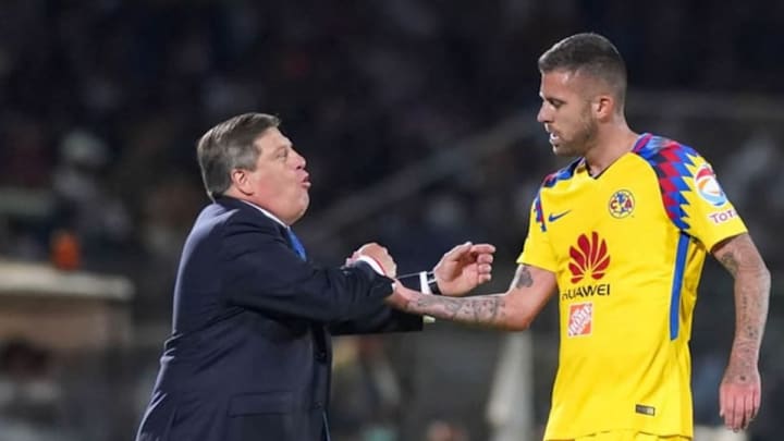 Miguel Herrera habla en rueda de prensa sobre la ausencia de Jérémy Ménez en las convocatorias