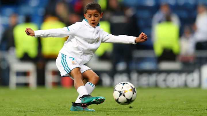 El hijo de Cristiano Ronaldo se luce con 7 goles en un torneo de benjamines
