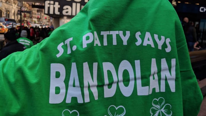 Man Claims Madison Square Garden Confiscated His 'Ban' Owner James Dolan Shirt