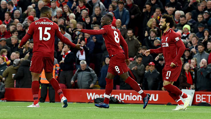 Watch: Naby Keita Scores 14 Seconds Into Liverpool's Rout of Huddersfield