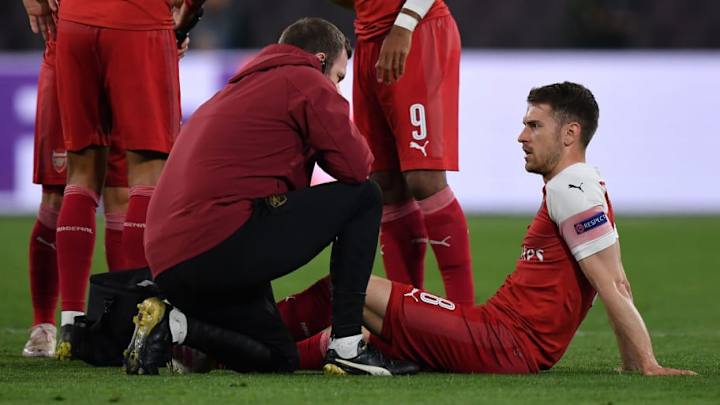 Aaron Ramsey Expected to Return From Hamstring Knock in '2 or 3 Weeks' After Going Off in Napoli Win