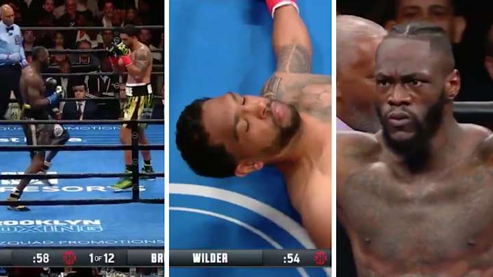 Deontay Wilder Knocks Out Dominic Breazeale in First Round to Retain WBC Heavyweight Title