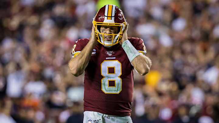 Redskins' Keenum Has Foot Injury, Status vs. Giants in Doubt