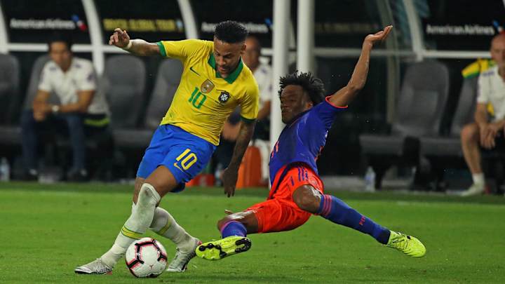 Neymar Grabs Goal, Assist in Brazil Return as Selecao Ties Colombia