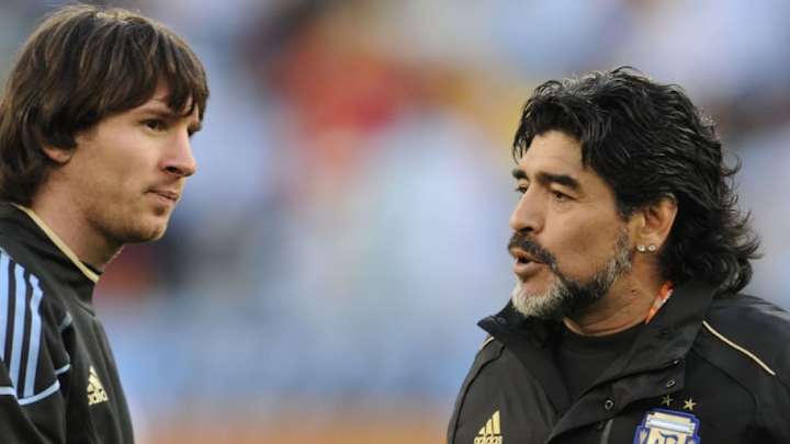 Lionel Messi: "Me encanta que Maradona esté en el fútbol argentino" Lionel Messi: "Me encanta que Maradona esté en el fútbol argentino"