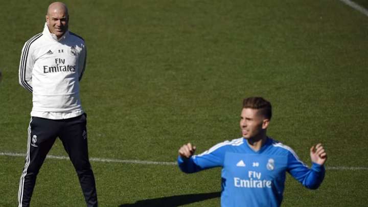 Zidane justifica la titularidad de su hijo Luca ante el Huesca