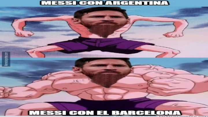 Los mejores 'memes' de la última obra de arte de Messi, las lágrimas de Aspas y más