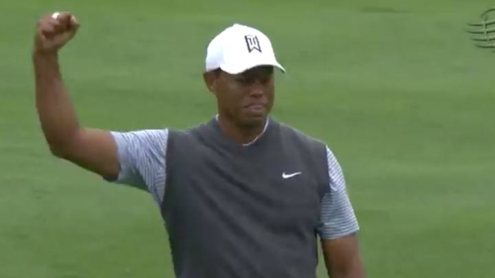 Watch: Tiger Holes Out From 82 Yards for Eagle at WGC-Match Play