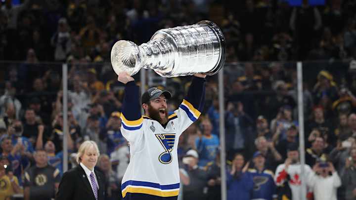 Blues Celebrate First Championship by Passing the Stanley Cup